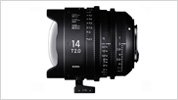 SIGMA CINE LENS FF High Speed Prime Line 14mm T2 FF/135mm T2 FF